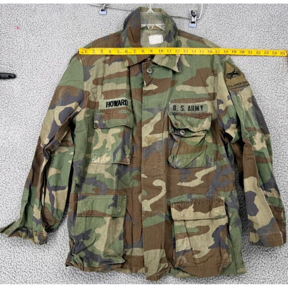 Army Men’s Hot Weather Woodland Camouflage Pattern Combat Coat Size N/A - Picture 1 of 16